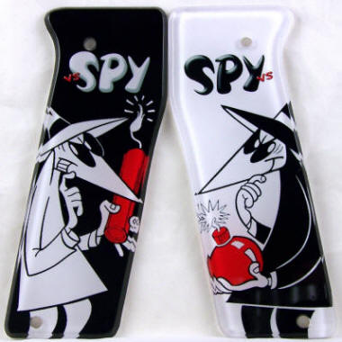 Spy vs Spy featured on Empire Invert Mini Paintball Marker Grips