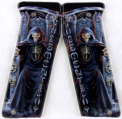 Judgment Day featured on Empire Invert Mini Paintball Marker Grips