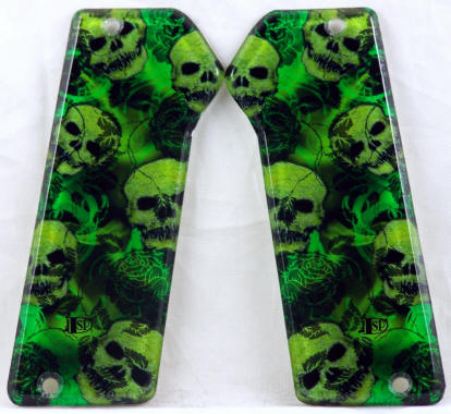 RIP Green featured on BT TM7 TM15 Paintball Marker Grips