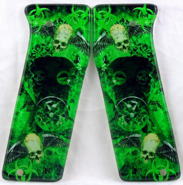 The Chamber Green featured on Empire Invert Mini Paintball Marker Grips
